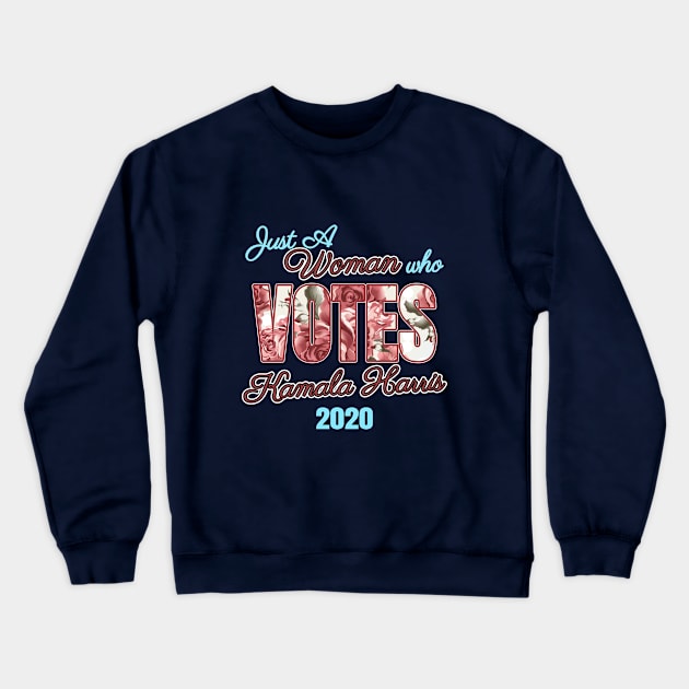 Kamala Harris USA 2020 President Crewneck Sweatshirt by lisalizarb